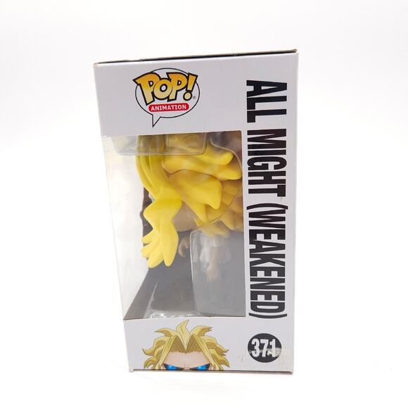 Funko Pop! Animation My Hero Academia All Might (Weakened) #371 Vinyl Figure Toy - Picture 4 of 6